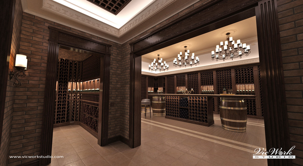 Wine cellar. H Residence interiors