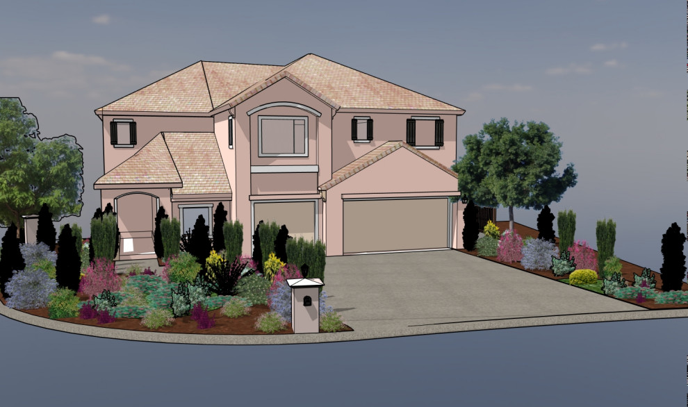 Final Design: Front Yard Design for a Silicon Valley Residence