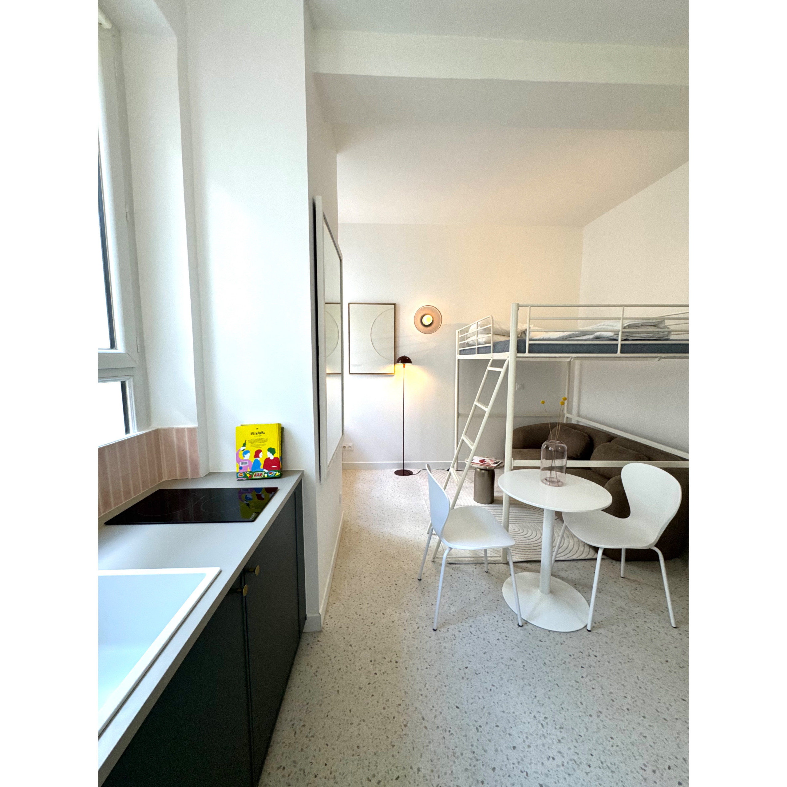 Projet Louis Blanc, rénovation d'un studio de 15m2