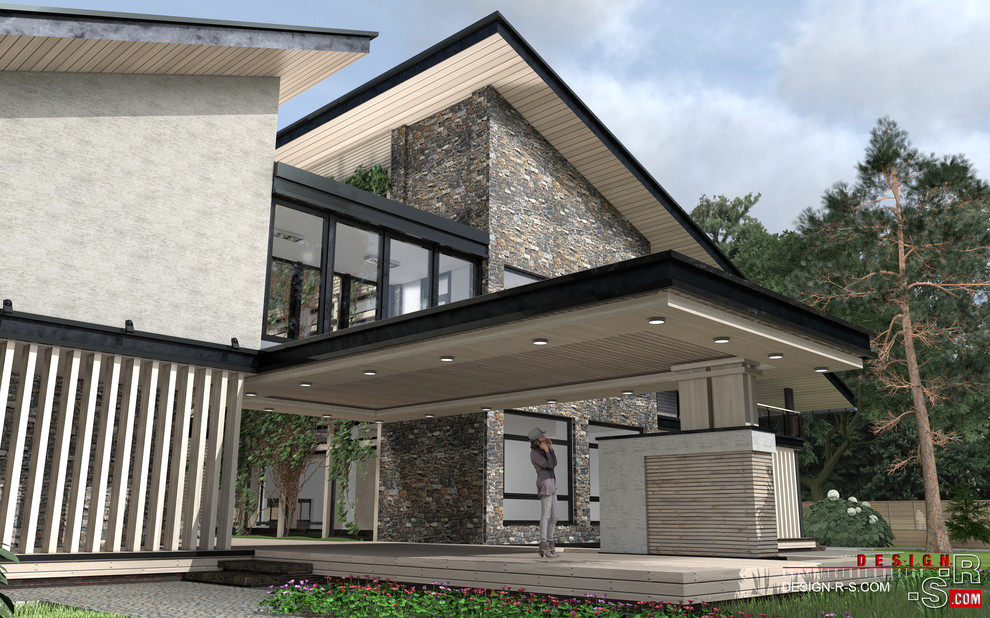 Жилой загородный дом 450 м2