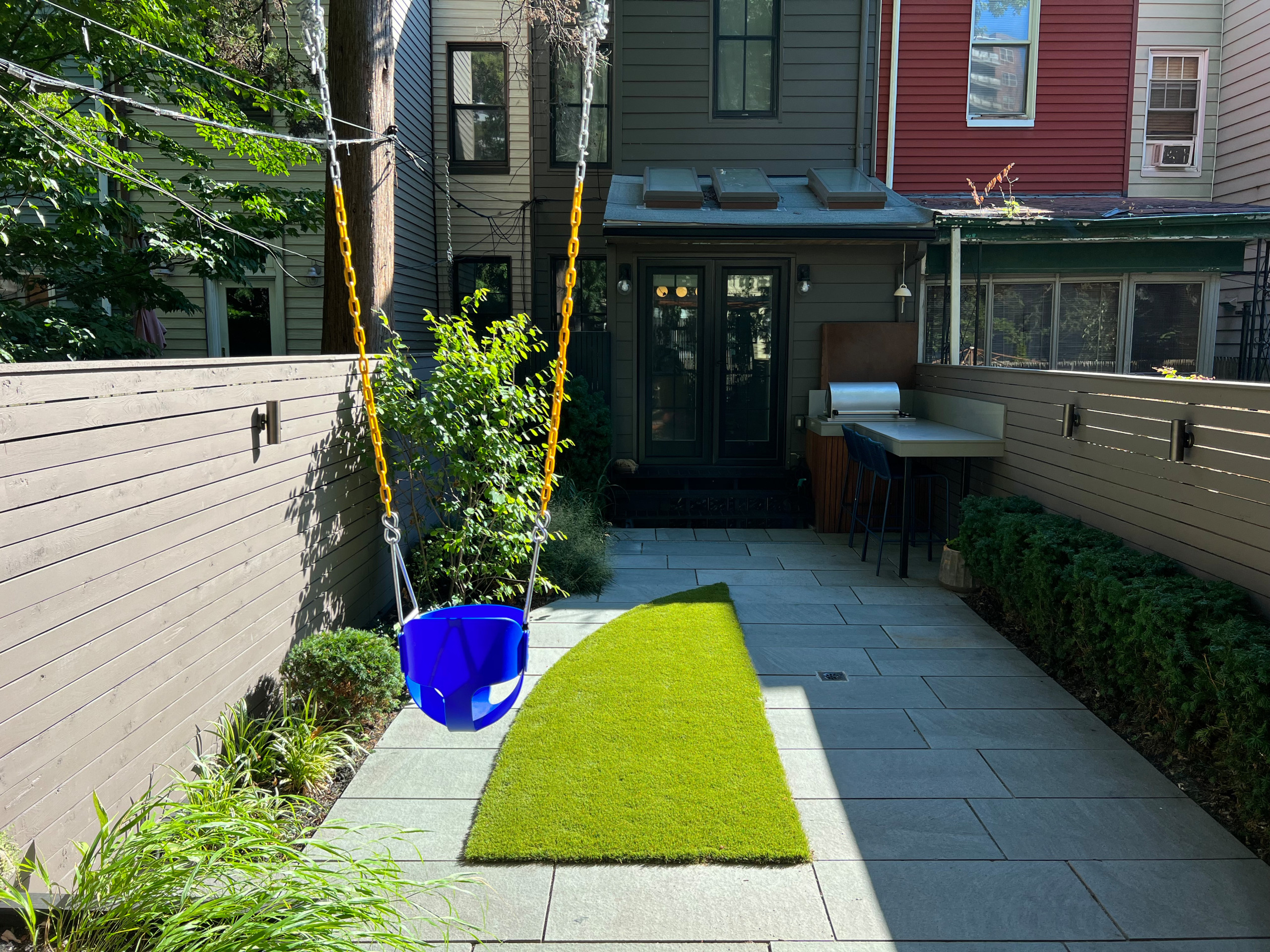 Shady Garden Deck and Pergola Renovation