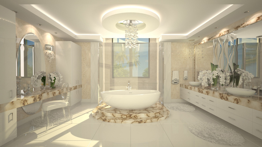 Беверли Хиллз - Лос Анджелес. Дизайн интерьера в современном стиле.