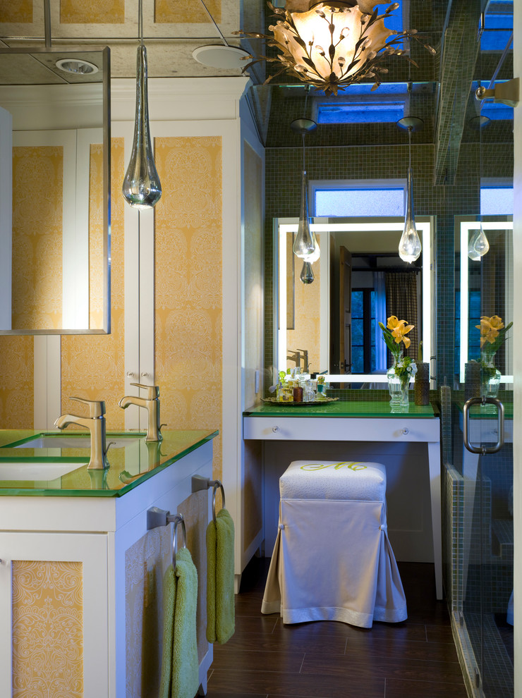 Design ideas for an eclectic bathroom in Los Angeles.