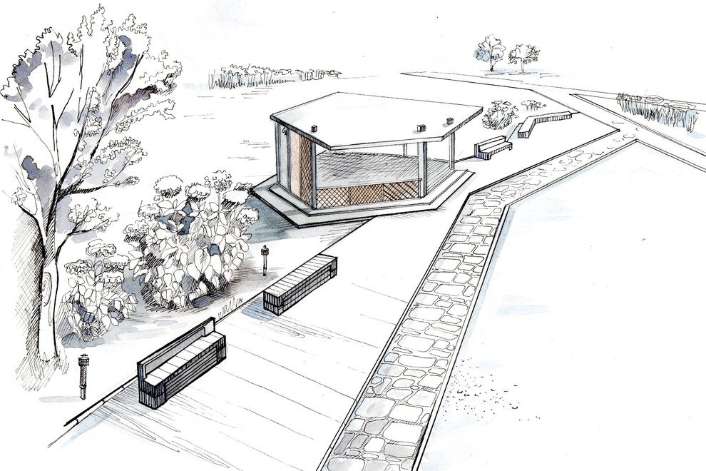 Ландшафт.Организация дворовой территории.