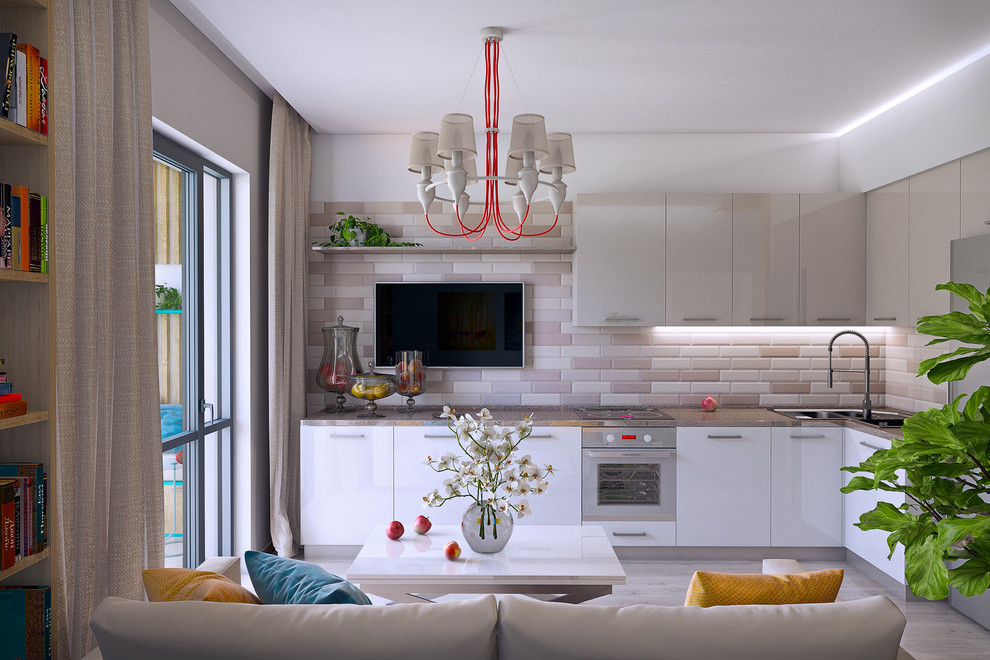 Квартира с нотками бирюзы