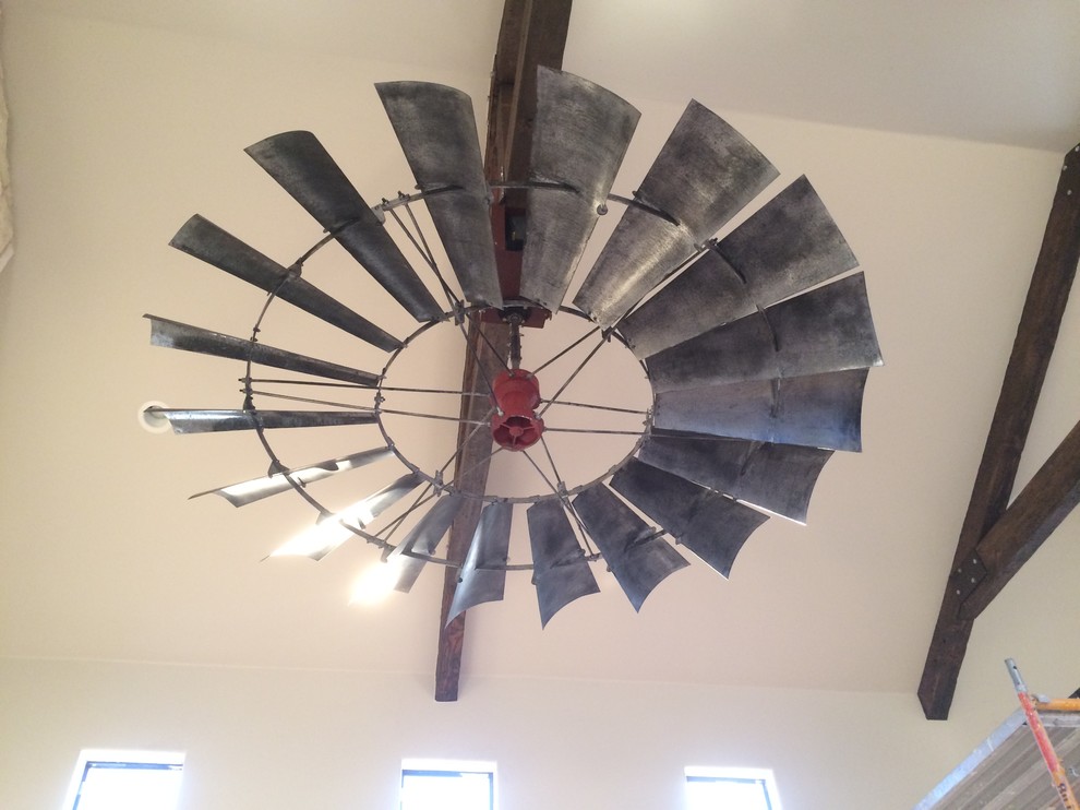 8' Windmill Ceiling Fan- Reproduction Vintage Finish ...