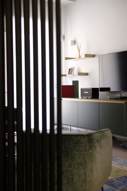 Restyling Casa a Roma family-room
