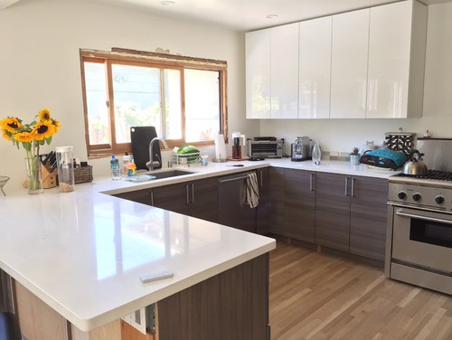 Please! Backsplash help for contemporary white/grey kitchen