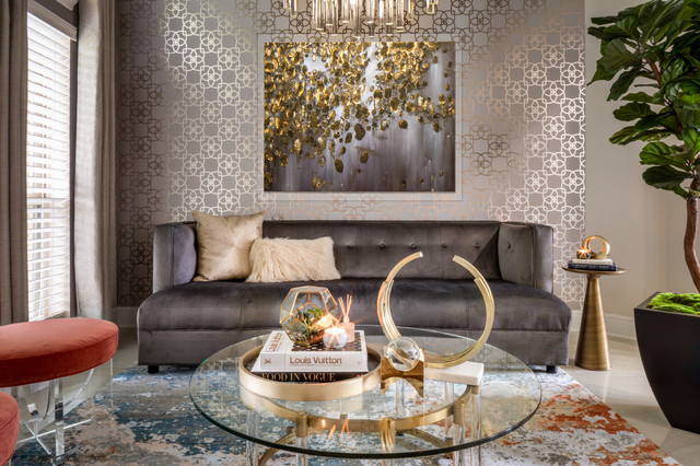 Brass With Class moderno-salon