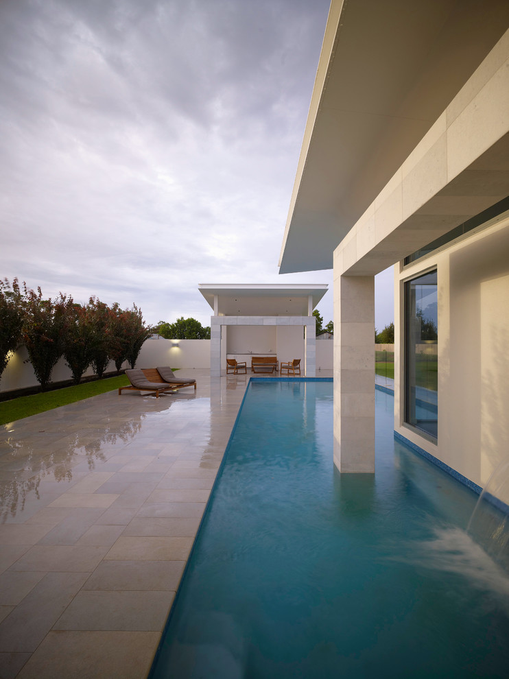 This is an example of a mediterranean pool in Other.