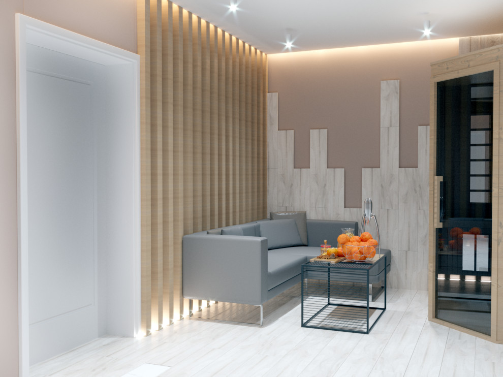 Сауна на цокольном этаже