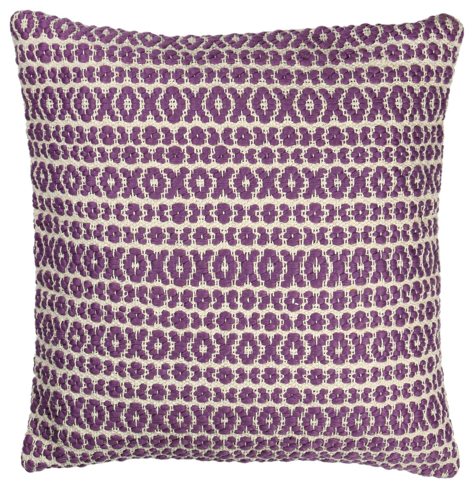 Structure Hugs & Kisses Pillow, Purple, 27"