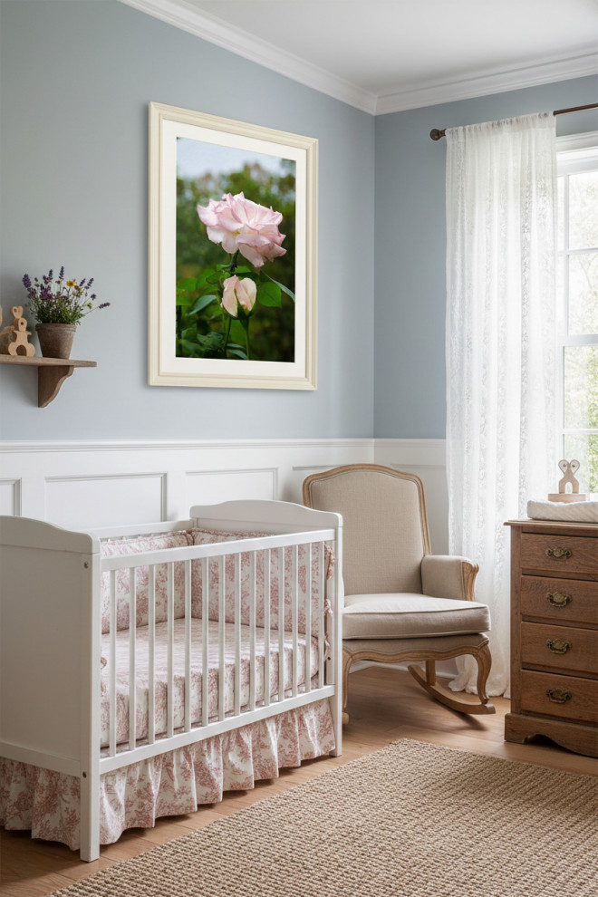 Example of a classic nursery design in Philadelphia