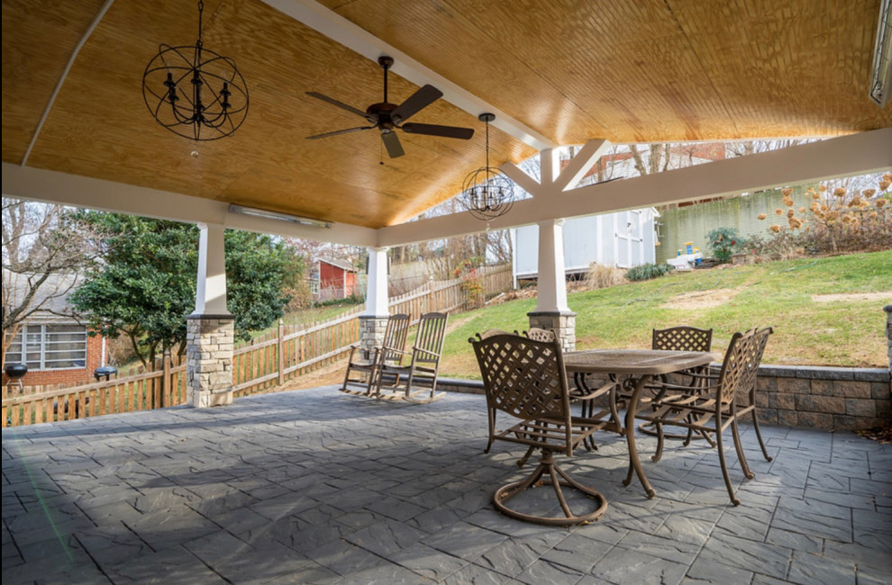 Arlington Paver Patio & Low Maintenance Pavilion Entertaining Area
