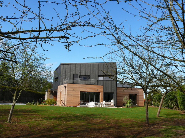 Maison Double face contemporary-exterior