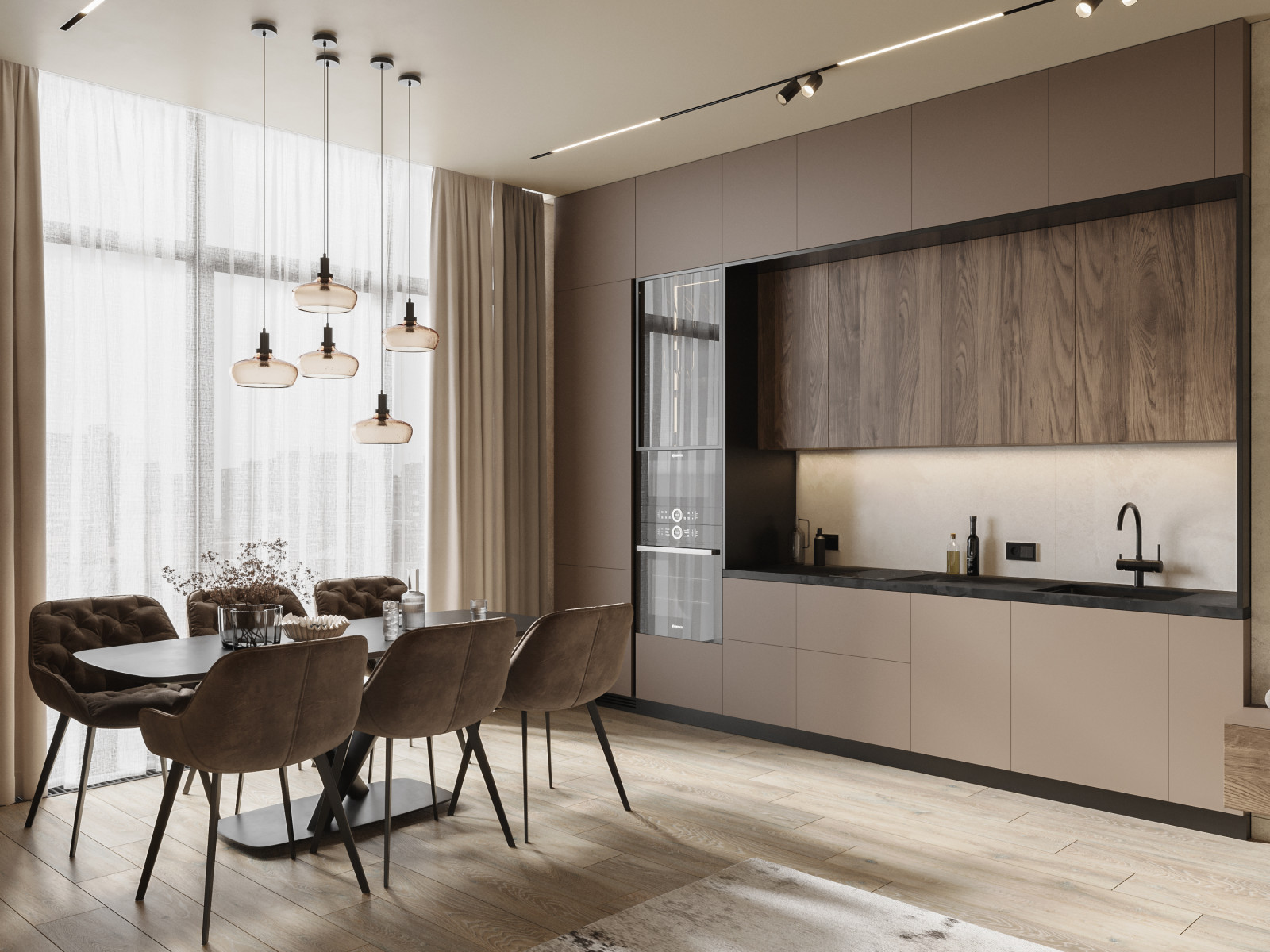 дизайн апартаментов в Зеленоградске, ЖК Атлантис