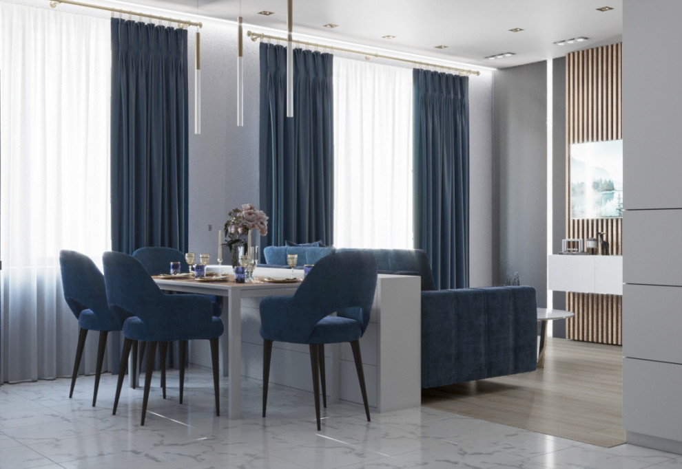 Проект квартиры со свободной планировкой