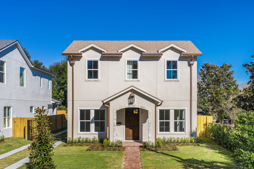 Home design - transitional home design idea in Orlando