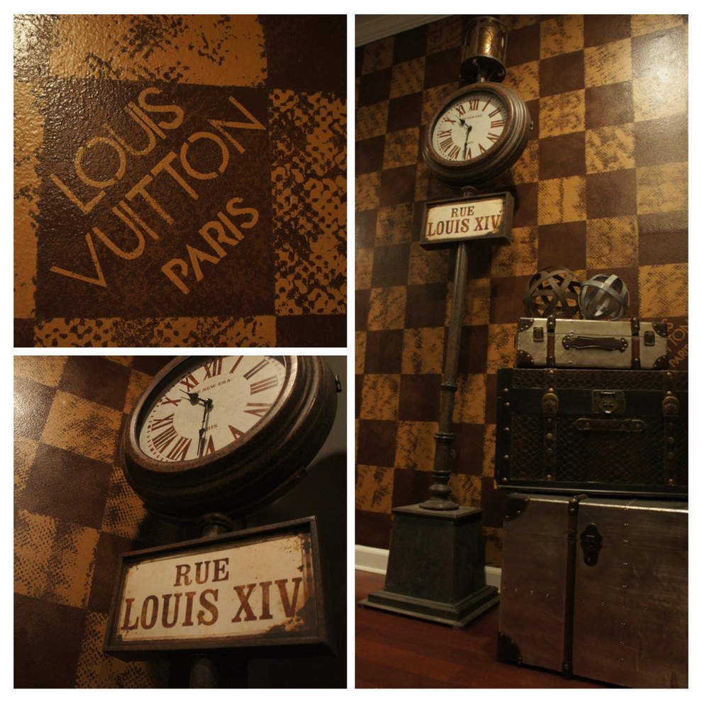 I painted a LOUIS VUITTON WALL 