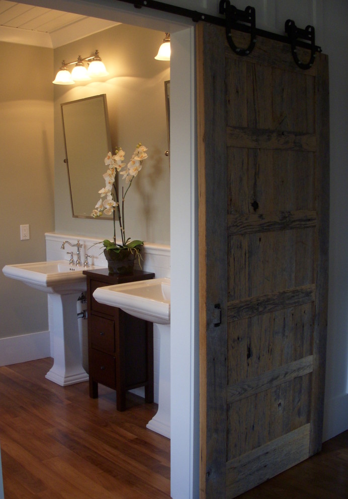 Design ideas for a country bathroom in Charlotte.