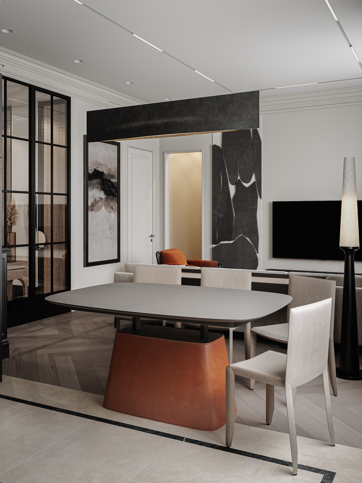 Дизайн-проект квартиры 70м2 в ЖК Ривер Парк