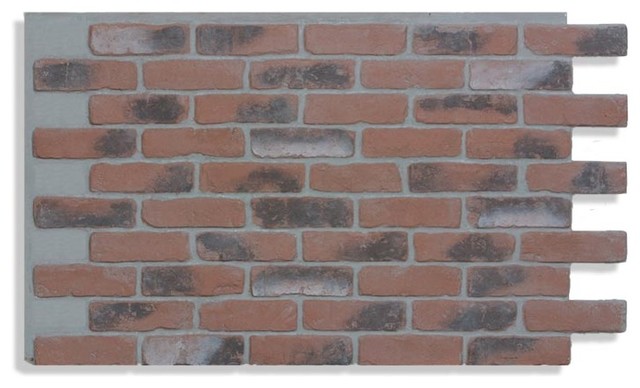 28 X48 Brick Wall Paneling Chicago Red Light Grout Rustic 28 X48 Brick Wall Paneling Chicago Red Light Grout