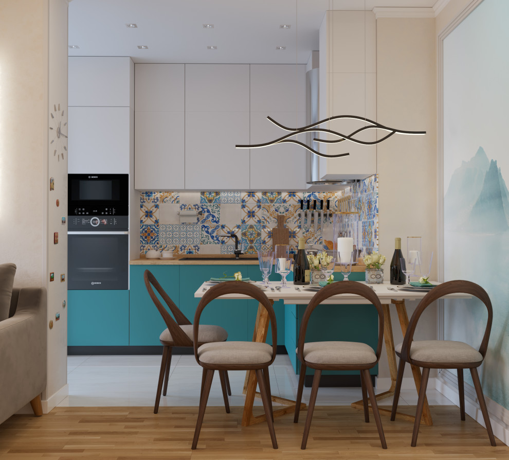 Проект кухни-гостиной в ЖК "Арт Сити"