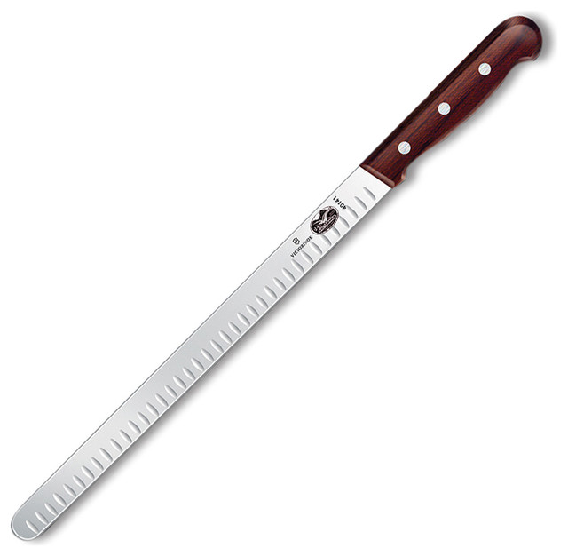Schraf 12" Granton Edge Slicing Knife With TPRgrip Handle