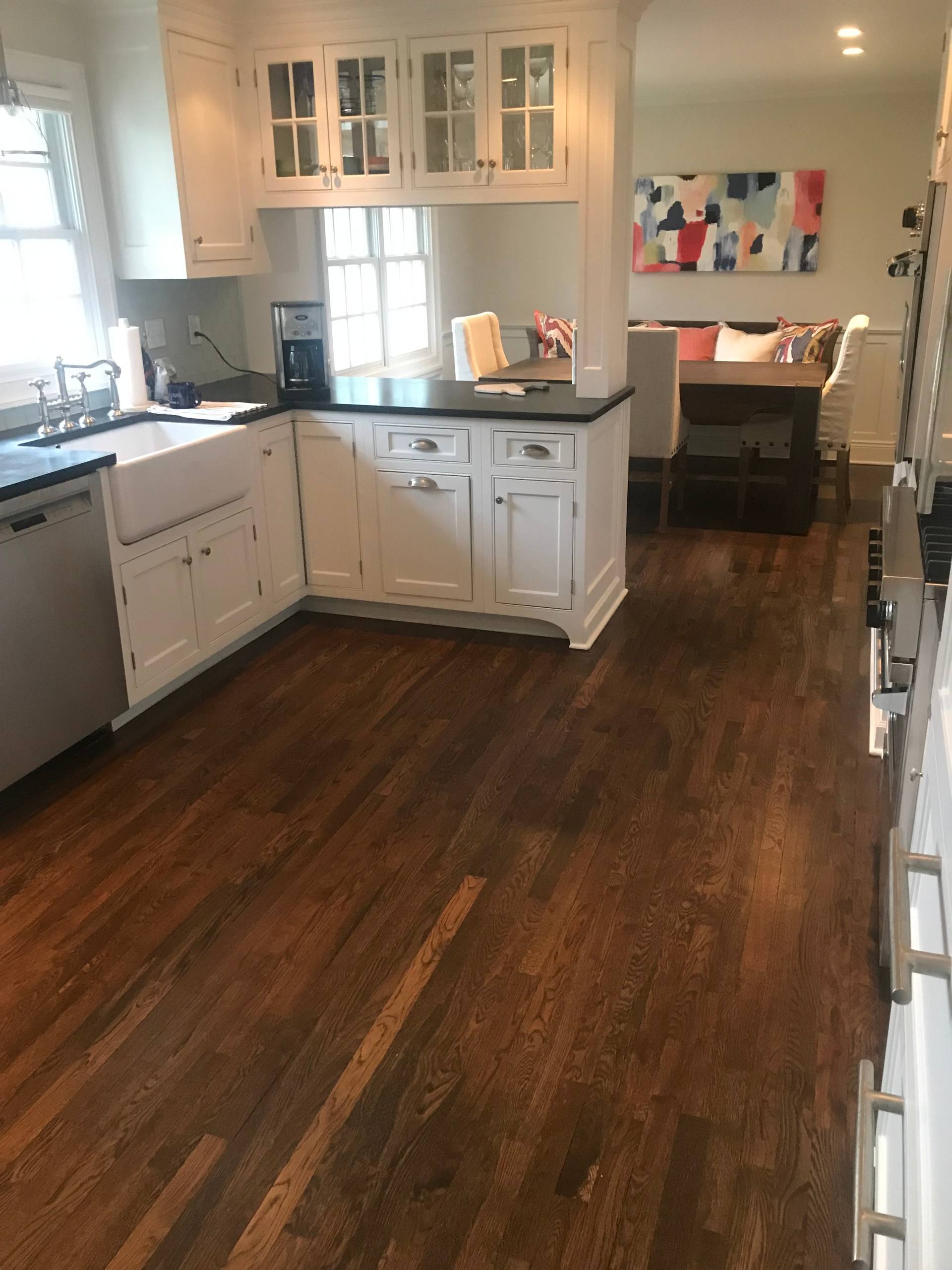Oak - Stained and Finished