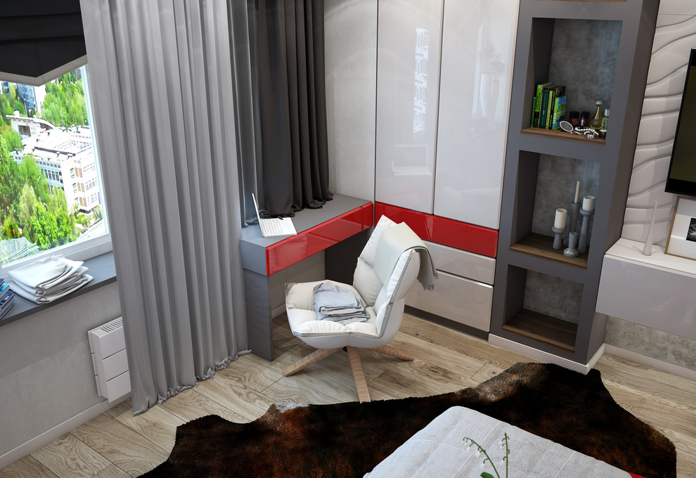 ЖК "Аврора" дизайн проект 3х комнатной квартиры