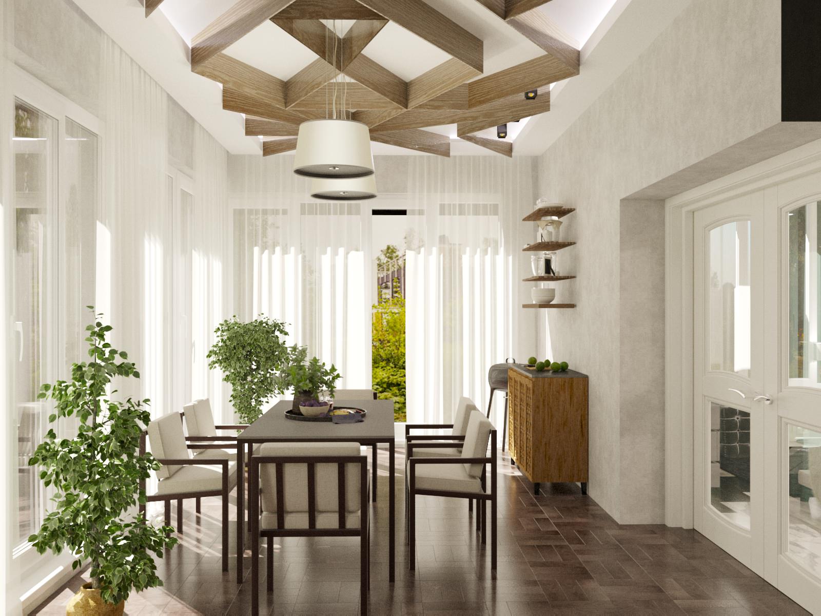 Смешанный стиль в доме