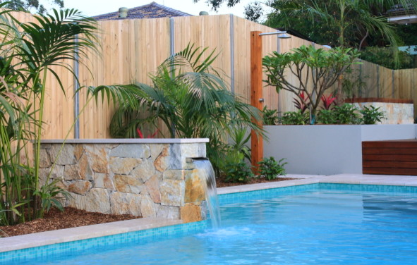 Photo of a beach style pool in Sydney.