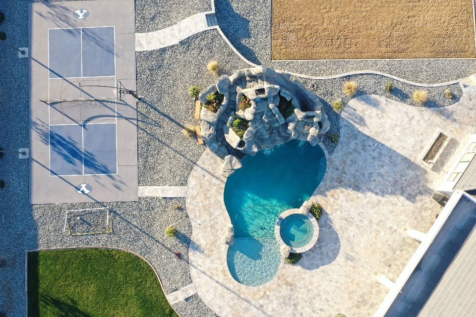 Desert rock pool