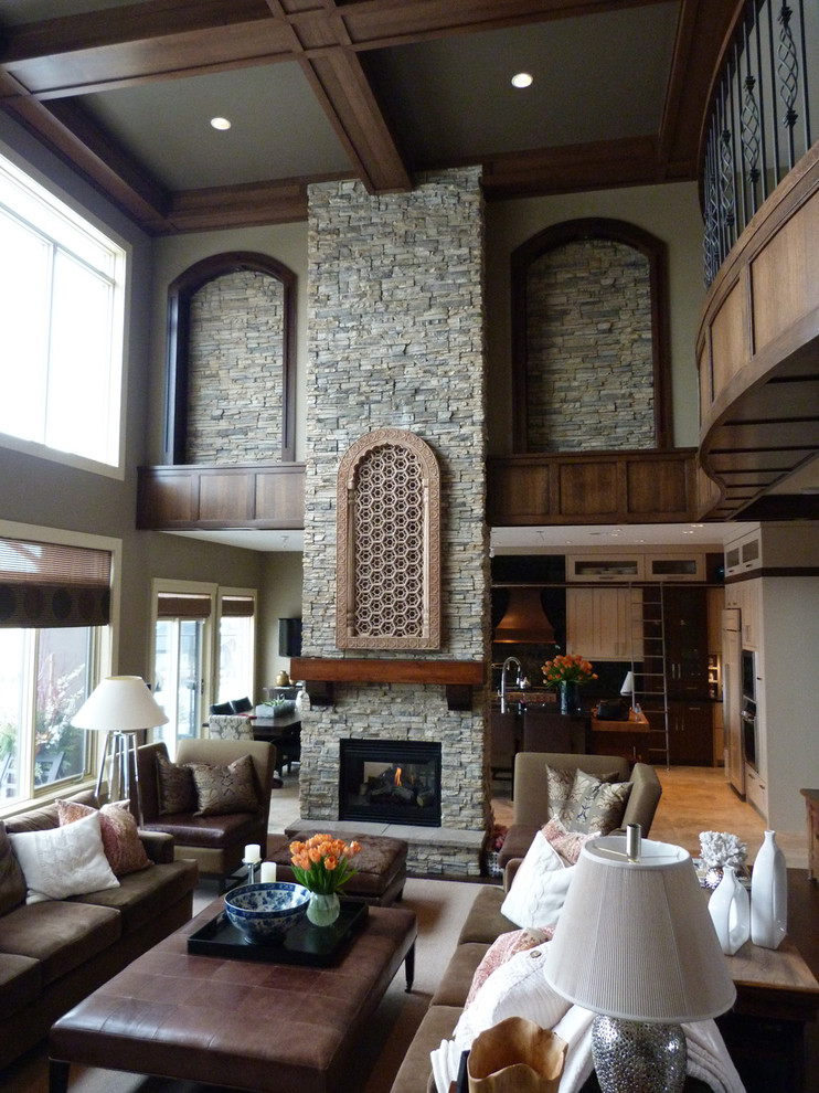 This is an example of a traditional living room in Calgary.