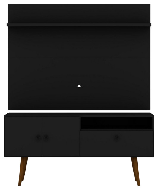 Manhattan Comfort Tribeca MidCentury TV Stand & Display Shelves Midcentury Entertainment