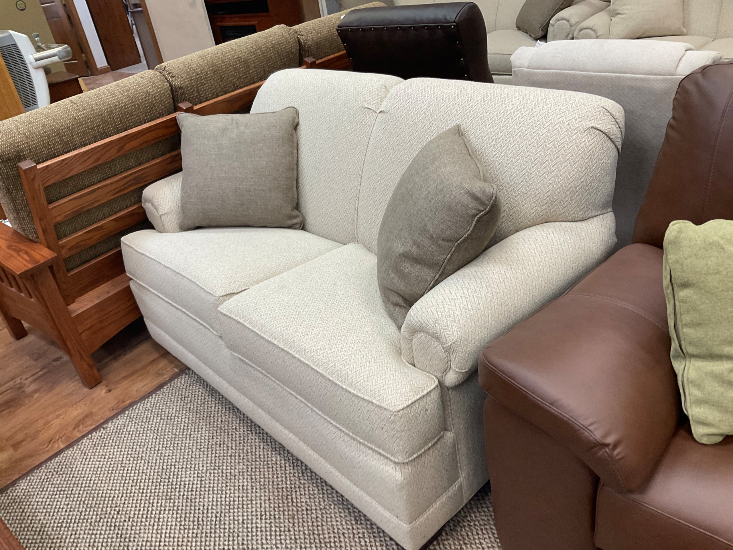 62”    5501-62 loveseat by Temple Furniture