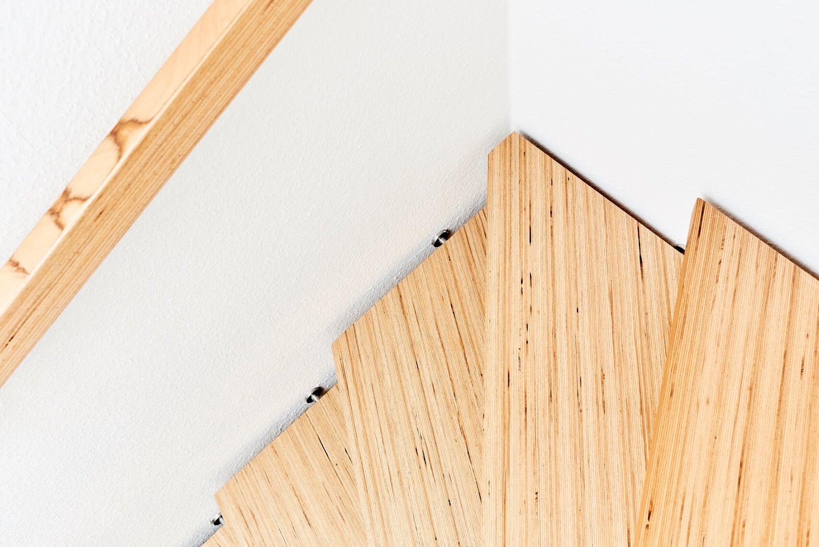 консольная лестница из BauBuche