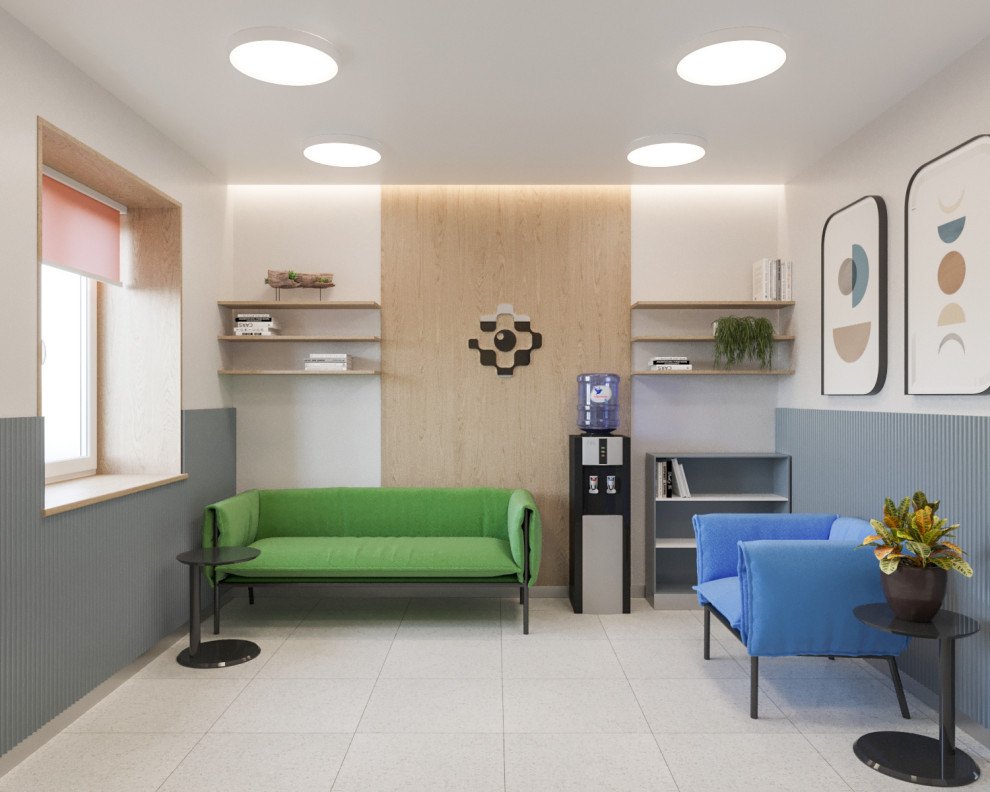 Интерьер общественных помещений офтальмологической клиники