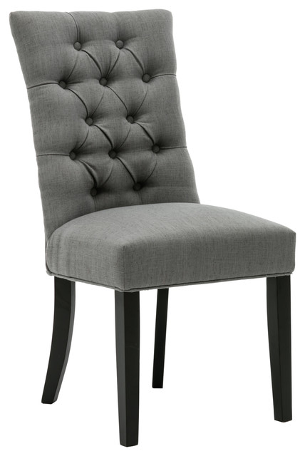 Michelle Tufted Dining Chair Set Of 2 Transitional Michelle Tufted Dining Chair Set Of 2