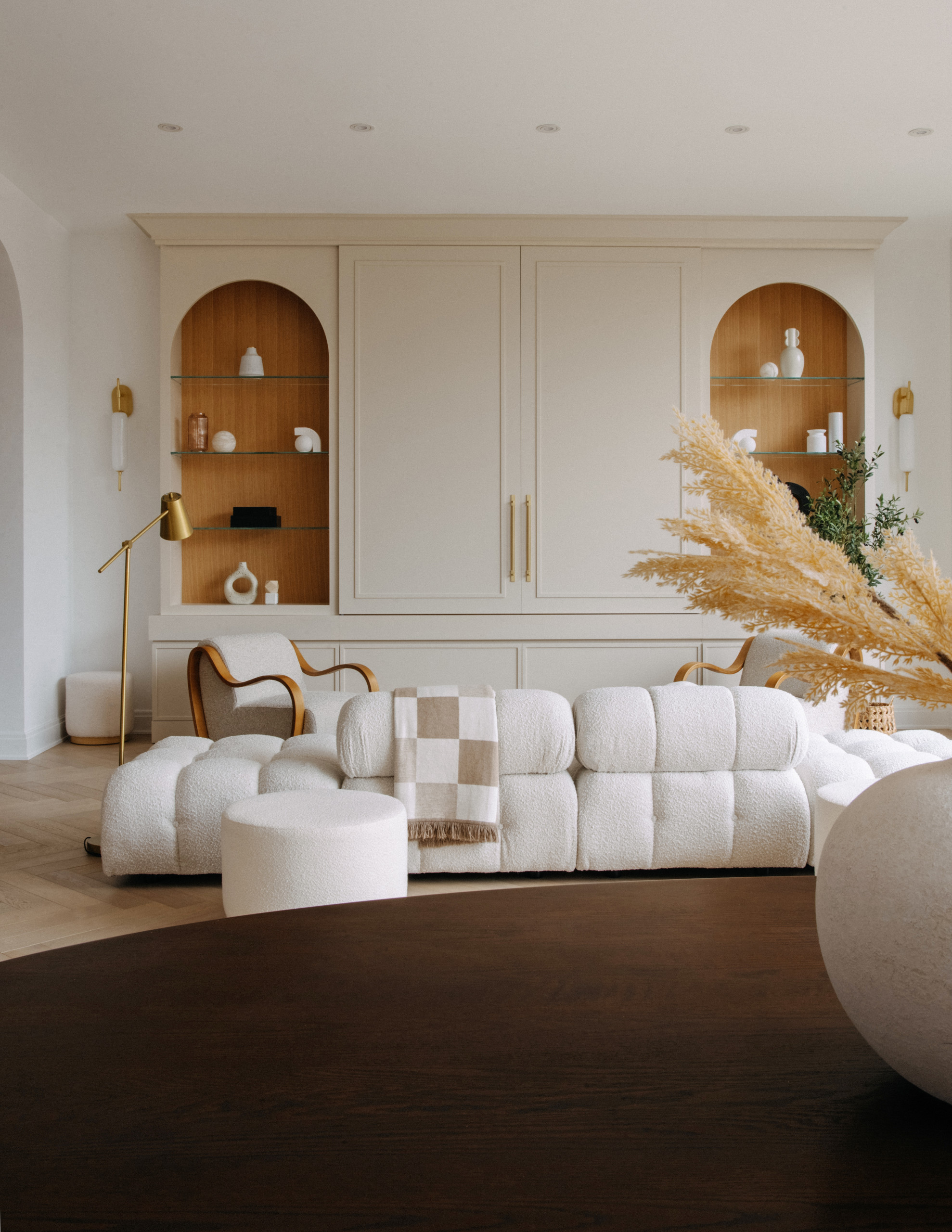 Family room millwork