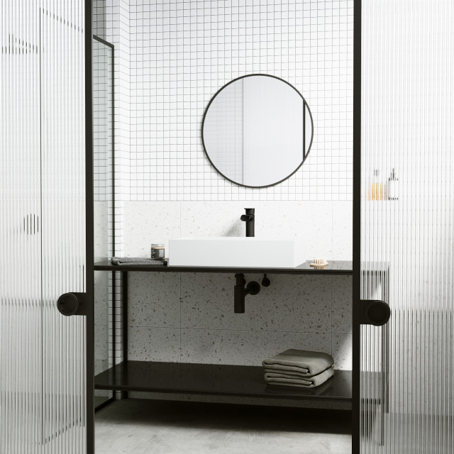 VIGO Montauk 23"L x 15"W x 5"H Matte Stone Rectangular Bathroom Vessel