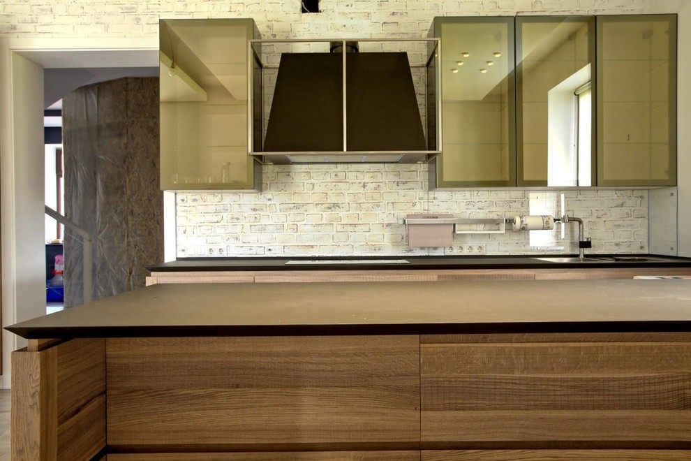 Кухня Simple Lamellar Wood в Вышгороде