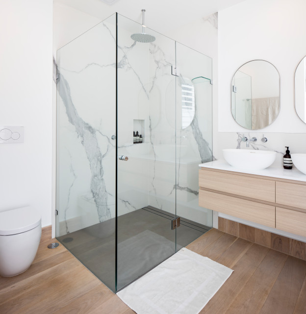 Seashore modern-badezimmer