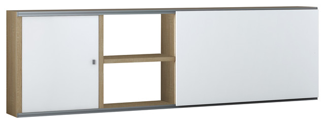 Torero Modular Sideboard, White and Oak