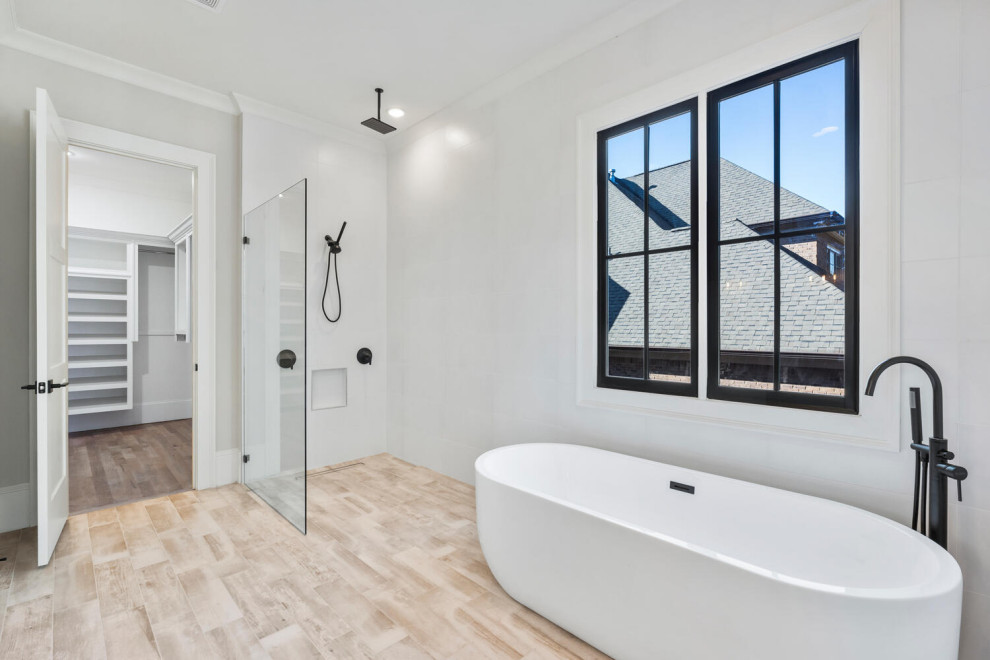 Inspiration for a contemporary bathroom remodel in Atlanta