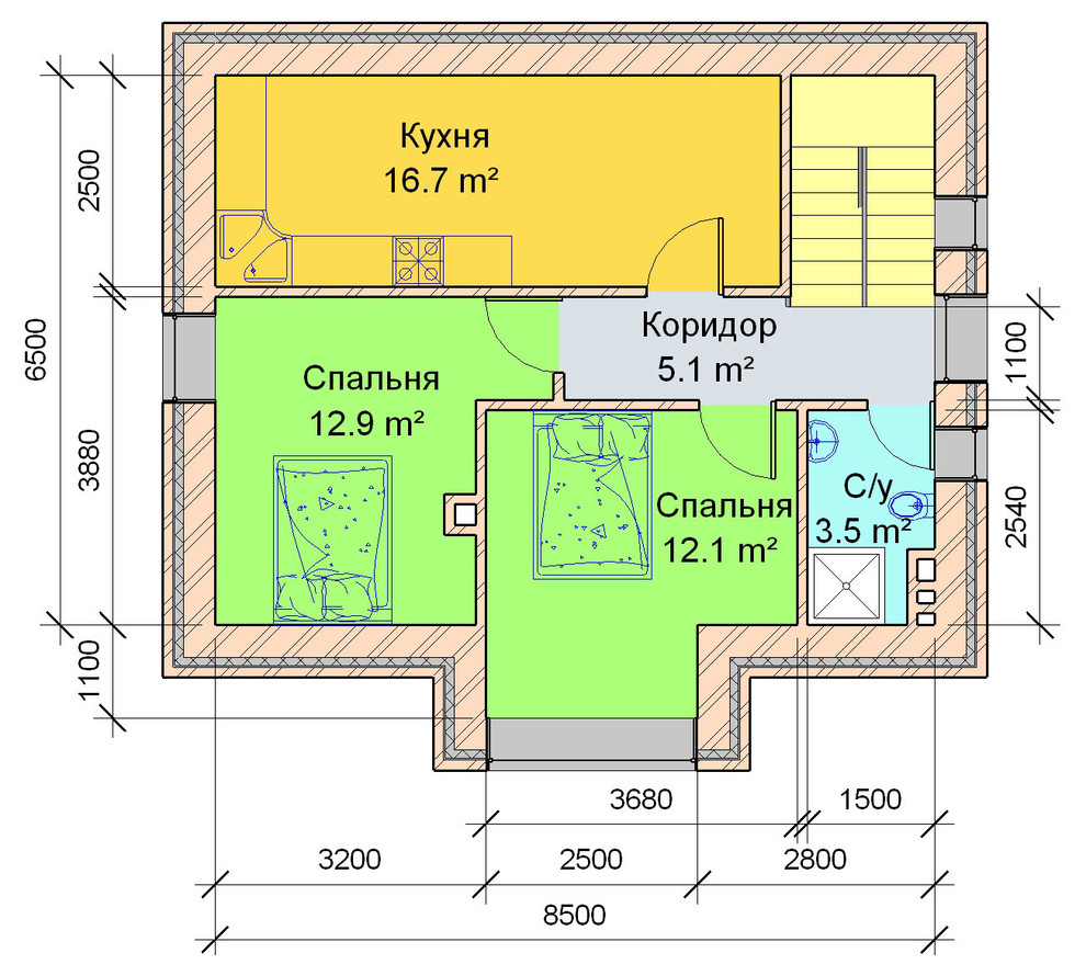 Гостевой дом с баней