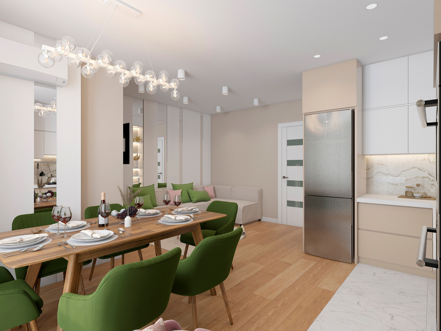 Квартира в стиле контемпорари