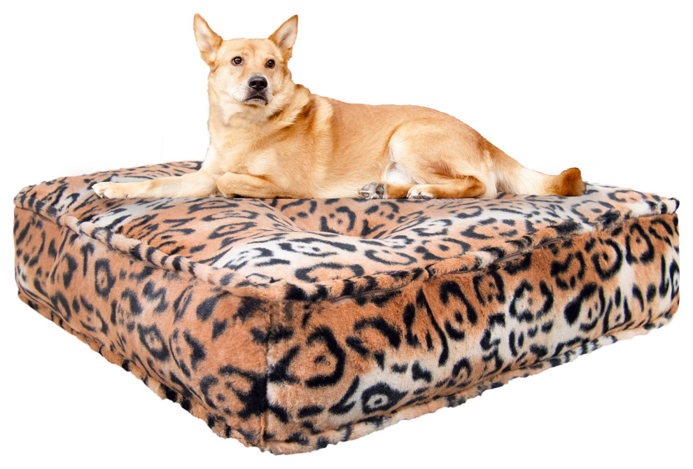 Bessie And Barnie Sicilian Rectangle Bed, Chepard - Contemporary - Dog Beds - by Bessie and
