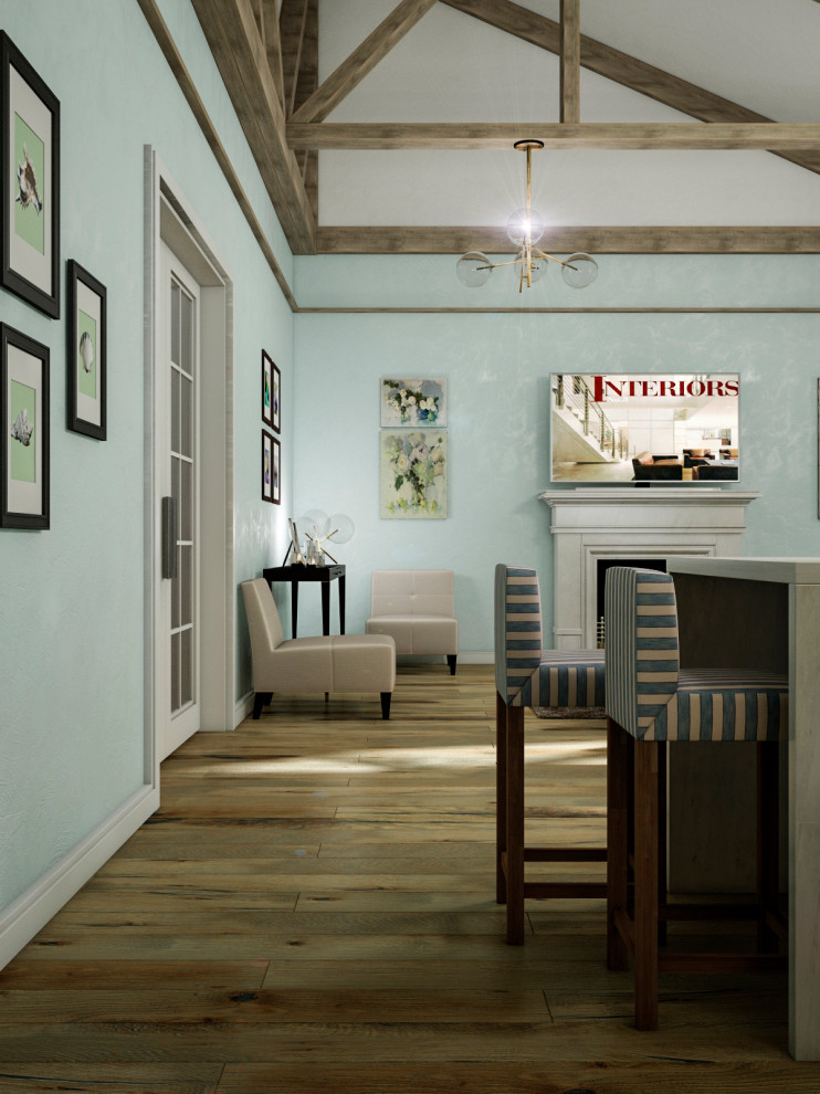 Интерьер загородного дома "Весенняя"