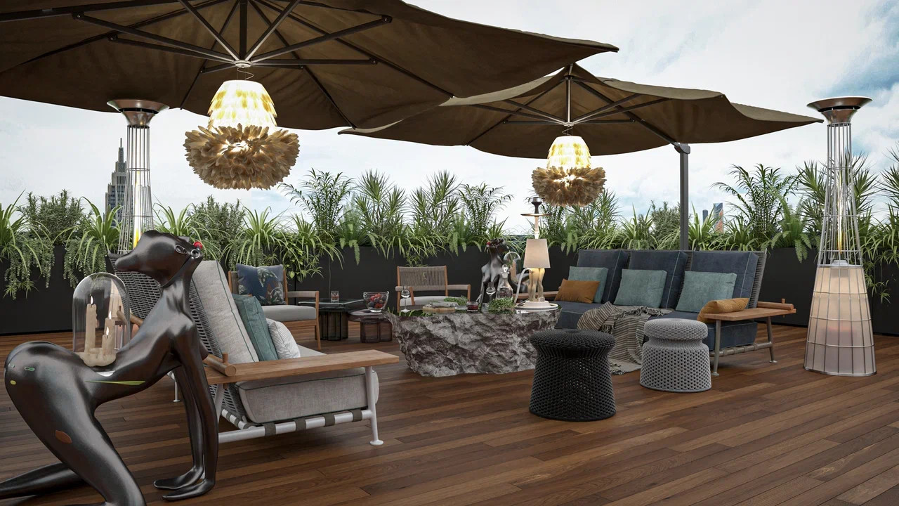 Терасса пент-хаус